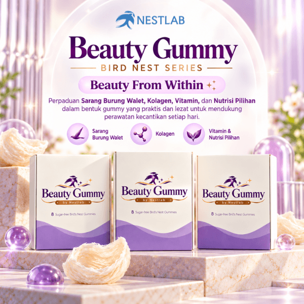 Kemasan Beauty Gummy Bird Nest Series